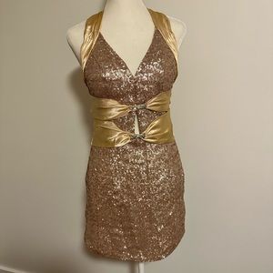 Alyce Paris Mini Sequin Dress